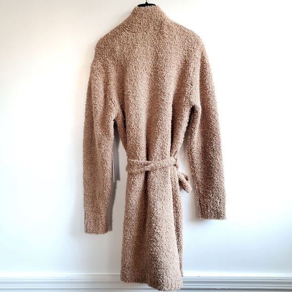 New Young Fabulous & Broke Teddy Bear Belted Tan Sweater Cardigan NWT Medium - Picture 7 of 10
